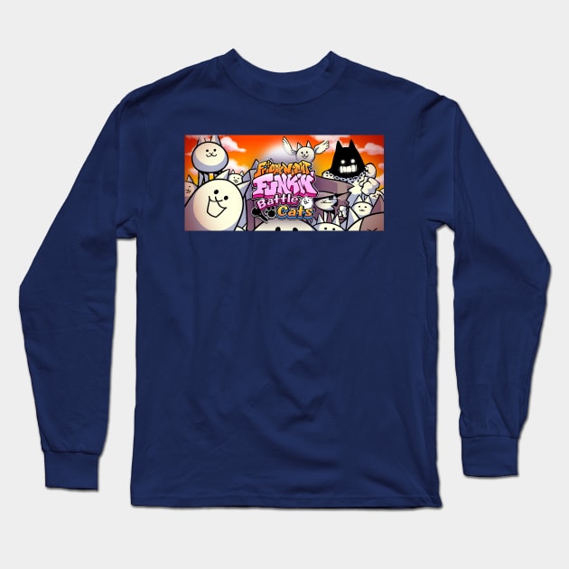 Battle Cats Long Sleeve T-Shirt by ctrlzie